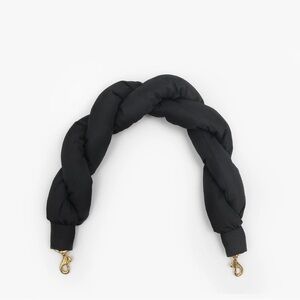 Clare V. Twisted Puff Moyen Strap - Black Puffer